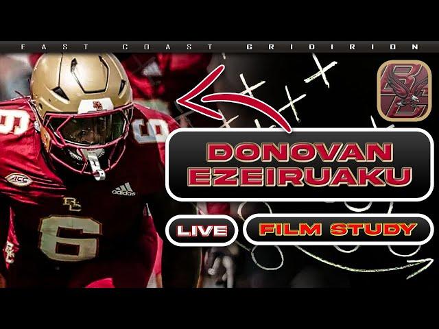 Donovan Ezeiruaku - Film Study | All-22 & Chill | EDGE - Boston College