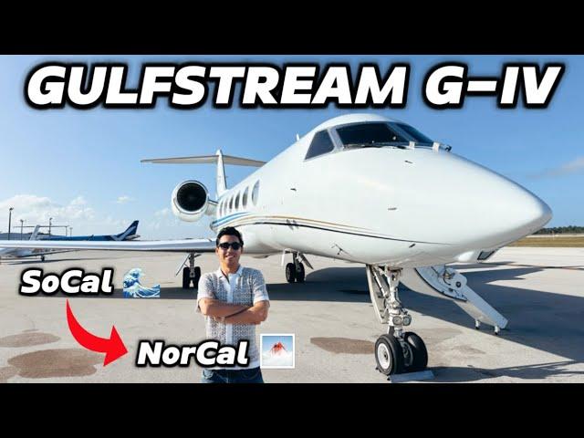 Flying the Gulfstream G-IV into San Francisco!