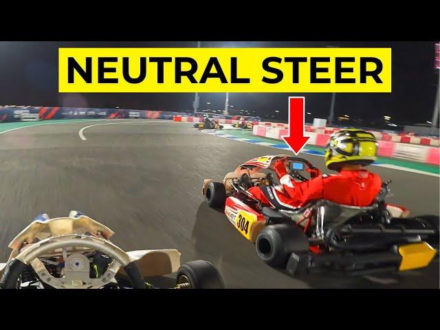 How to LEAN and NEUTRAL STEER in Karting (tutorial)