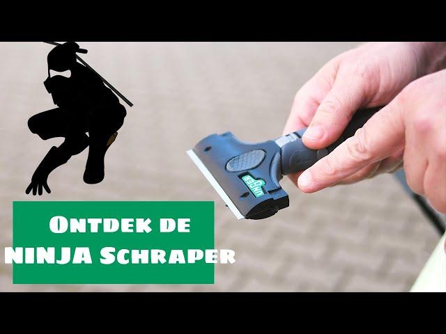 De ErgoTec NINJA glasschraper: de beste glasschraper voor glasbewassing