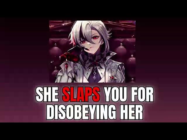 She slaps you for disobeying her - Arlecchino x Listener Genshin