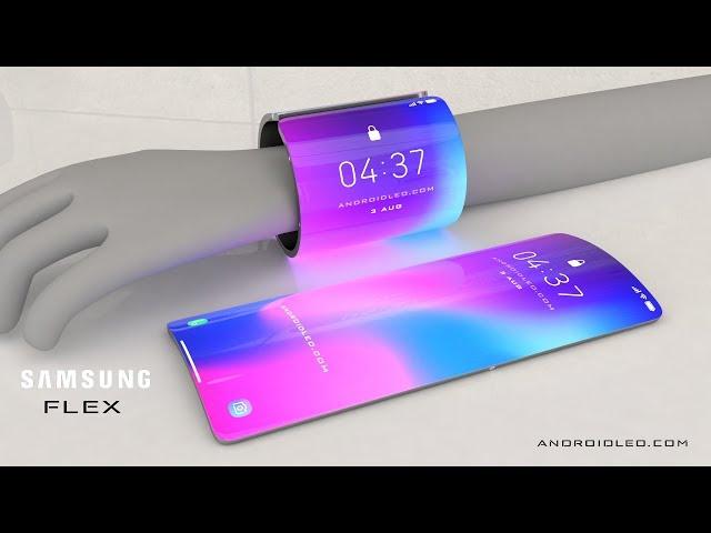 Samsung Galaxy Flex 2025 Future Smartphone Concept with Flexible Display