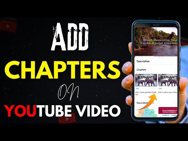 HOW TO ADD CHAPTERS TO YOUTUBE VIDEO 2024 MOBILE 