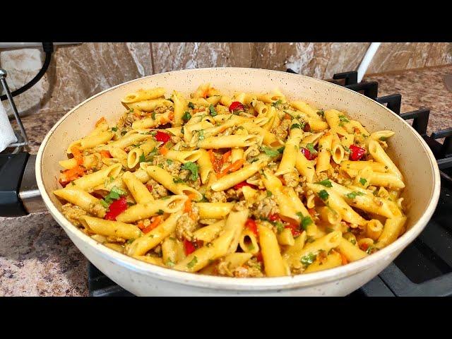 МАКАРОНЫ - Покажу как Вкусно приготовить 100% Понравится всем. Макароны по флотский