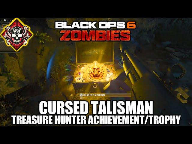 COD Black Ops 6 Zombies - Cursed Final Talisman Easter Egg - Treasure Hunter Achievement/Trophy