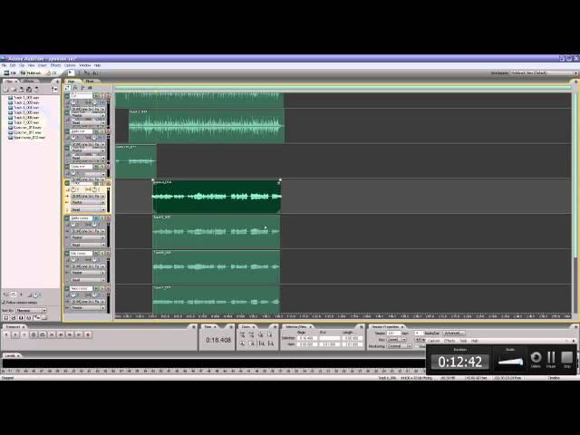 Запись гитары и голоса в Adobe Audition 3.0