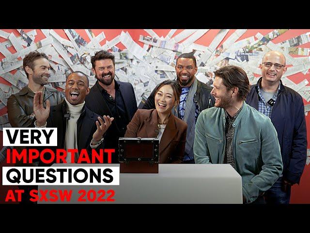 The cast of 'The Boys' answer Very Important Questions