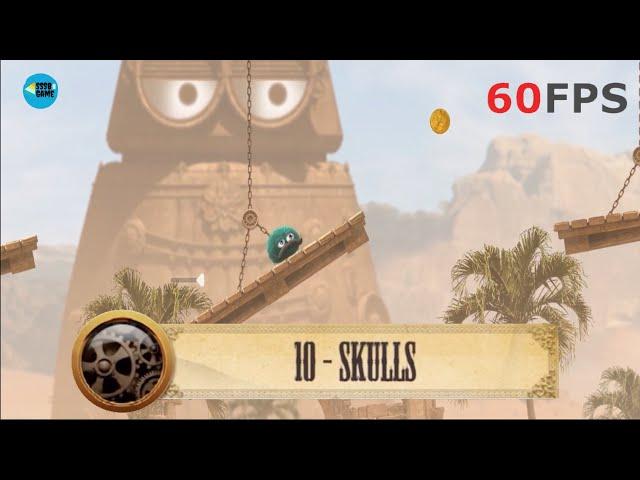 Leo's Fortune: Level 10 (Skulis) - 3 STARS + Secret Gold Cog , iOS/Android Walkthrough