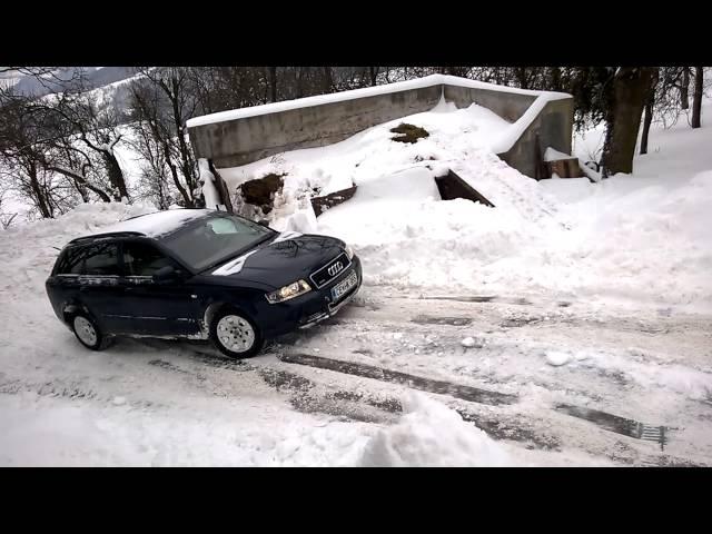 Audi quattro with ESP and ESP off