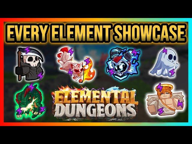 All Elements Showcase | Corrupted Elements | Elemental Dungeons