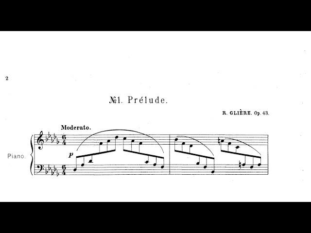 Reinhold Glière | Huit pieces faciles, Op.43