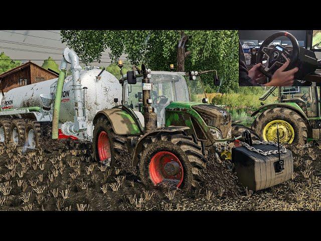 Slurry spreading in mud gone bad | Thrustmaster T248 gameplay