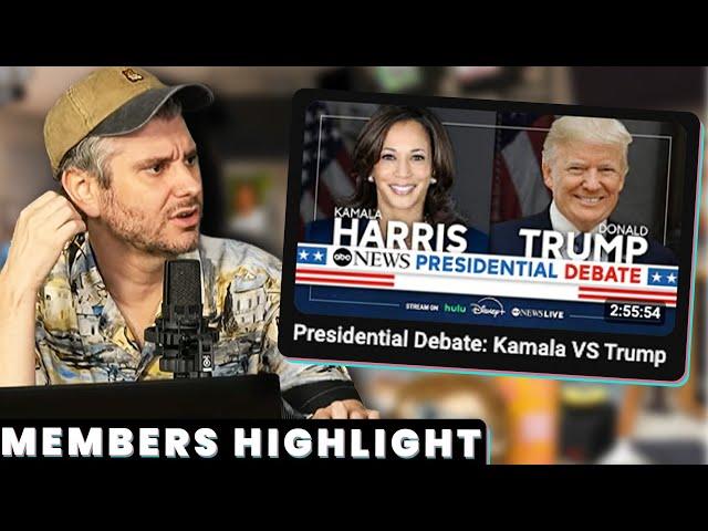 Reacting To The Presidential Debate | Members Only Livestream