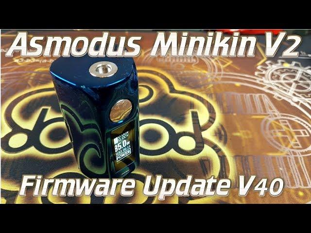 Asmodus Minikin V2  Firmware Update V40  Tutorial