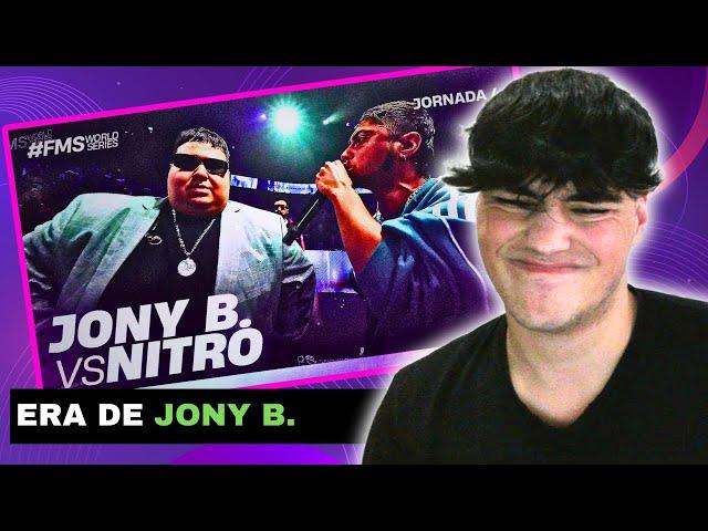 Un DIVERTIDO JONY contra un ABURRIDO NITRO - Nitro Vs Jony B. J4 FMS World Series