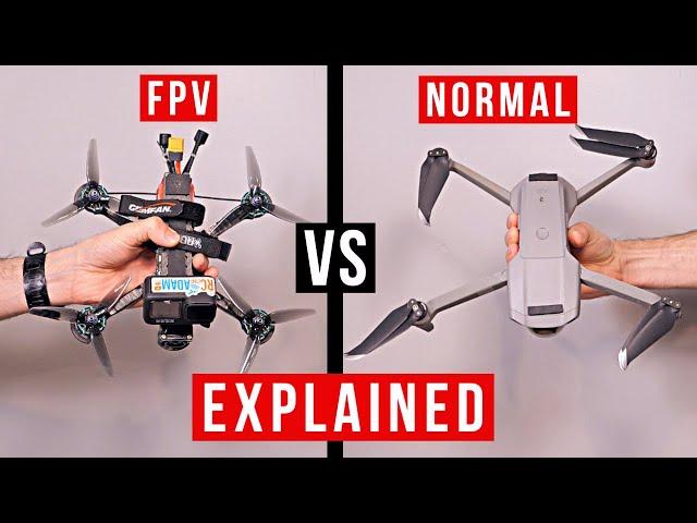 FPV Drones VS Normal Drones ⎸ What's the difference? Are FPV Drones Better? (yes)