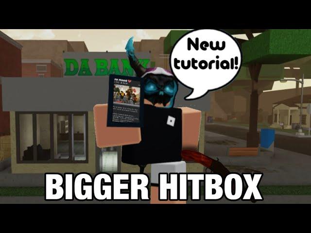 How to get a BIGGER Hitbox in DA HOOD! | Roblox