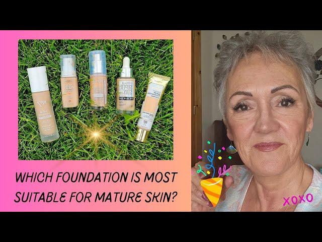 Mature Skin Foundation Ranking: Drugstore Edition