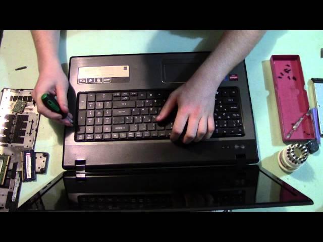 Acer Aspire 7551G - Разборка / Disassembly Aspire 7551G