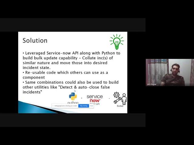 LondonIAC - Service now Bulk Update - Jatin Rajpal