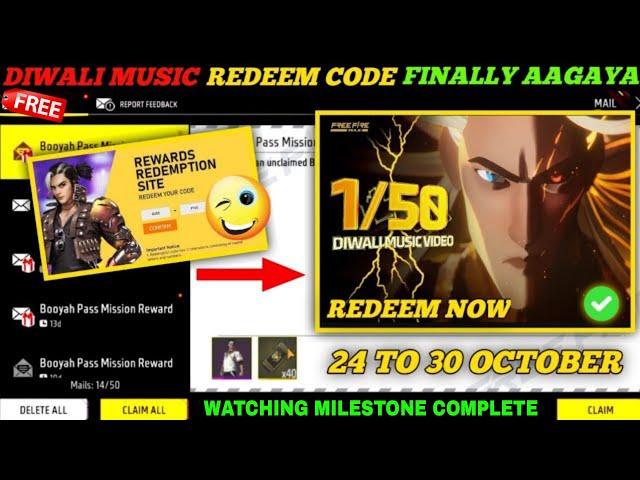 FREE FIRE REDEEM CODE TODAY 25 OCTOBER REDEEM CODE FREE FIRE | FF REDEEM CODE TODAY 25 OCTOBER