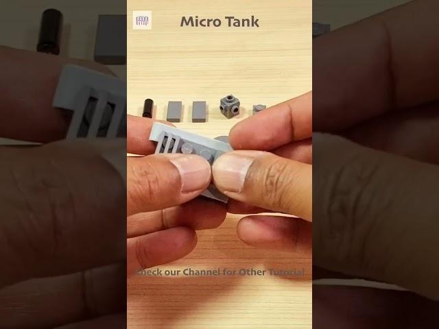 Lego Micro Tank #tutorial #lego #legotank