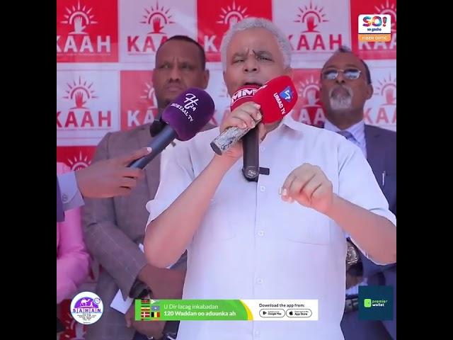 " Markay qarankii maamuli kariwaayeen bay jabhadnimadii ku celiyeen" Maxamuud Xaashi
