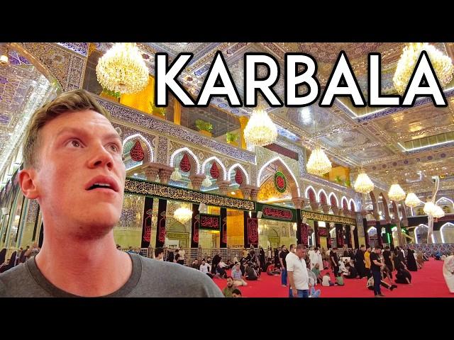 First Impressions of KARBALA, IRAQ! American in Iraq Travel Vlog امريكي في رحلة إلى كربلاء ، العراق