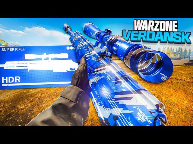 the BEST ONE SHOT SNIPER CLASS in VERDANSK WARZONE! (HDR LOADOUT)