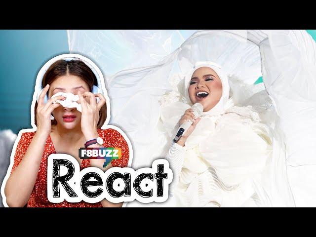 Reaksi Guru Vokal Reaction • Aina Abdul • TERUS HIDUP @ AJL37 • F8Buzz React