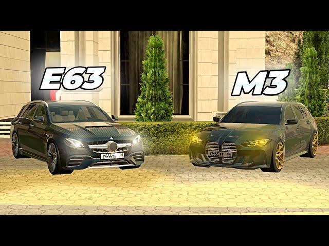 ЧТО ЛУЧШЕ М3 ТУРИНГ ИЛИ Е63 ВАГОН В BLACK RUSSIA ** Сравнение m3 touring с e63 wagon **