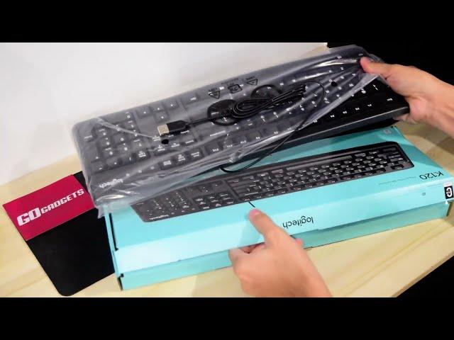 UNBOXING | Logitech MK120 Corded Keyboard Mouse Combo | GO GADGETS