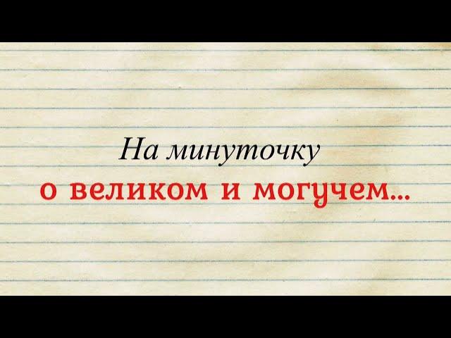 Луховицкая центральная библиотека запустила интернет-проект "На минуточку о великом и могучем..."