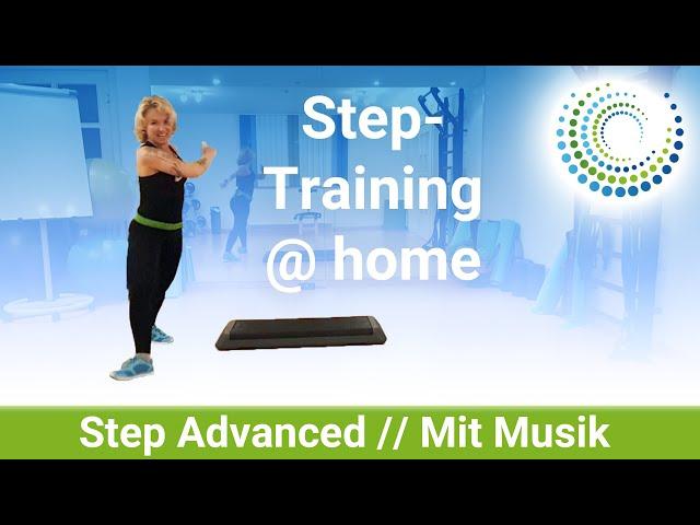 Step Advanced (light) - Ganzes Training mit Musik | #step #stepchoreo #stepadvanced