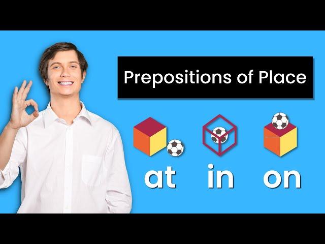 ( at, in, on ) Prepositions of Place | English Grammar Test