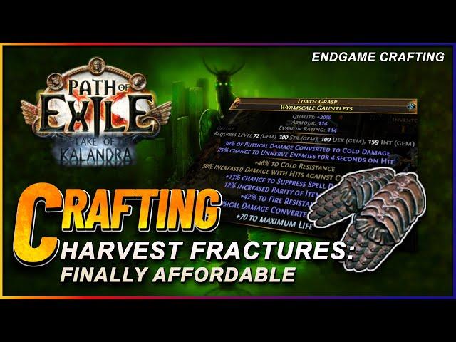 PoE 3.19 -  Crafting 63% Cold Conversion Gloves