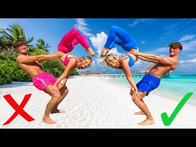 TWIN BOYS vs TWIN GIRLS Extreme YOGA CHALLENGE!