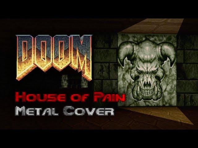 Doom E3M4 House of Pain - "Sign of Evil" Metal Cover