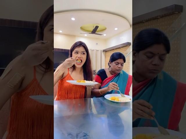 Eating only what my MOM eat for a full day #youtubeshorts