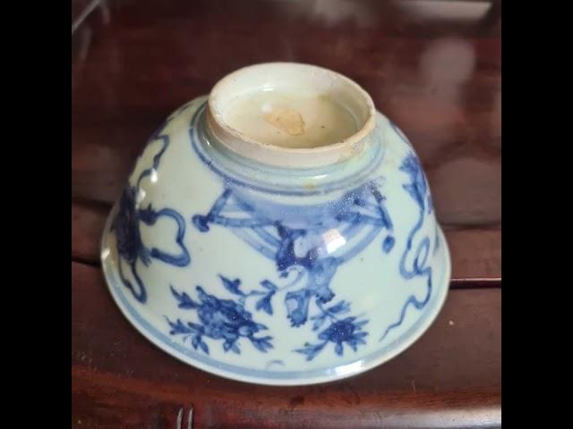 The artistic appeal of Jingdezhen folk kiln blue and white.