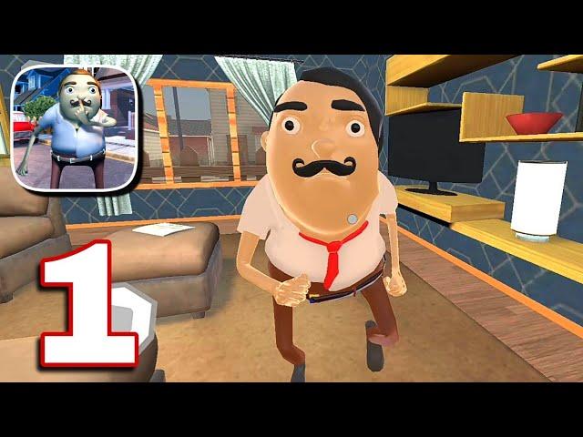 Scary Crazy Neighbor Dark Secret 3D Full Gameplay Walkthrough Part 1