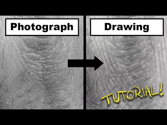 How to Draw Hyper Realistic Skin! EASY Step-by-Step