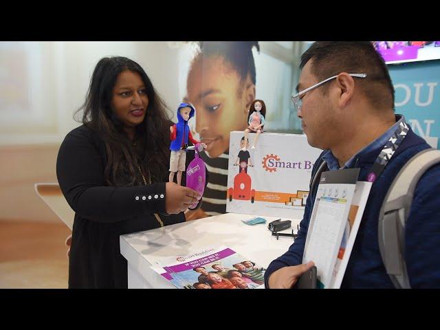 Smart Gurlz presenting Smart Buddies at Bett Show London 2020