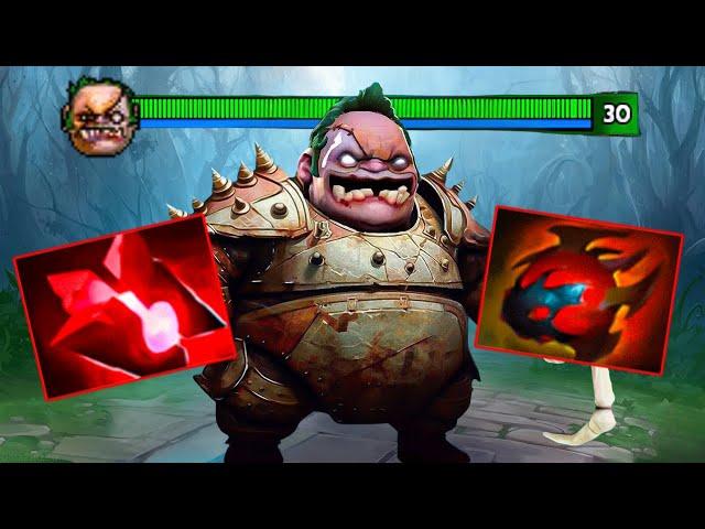 Unkillable Raid Boss Pudge 31Kills Monster Build Bloodstone + Heart Dota 2