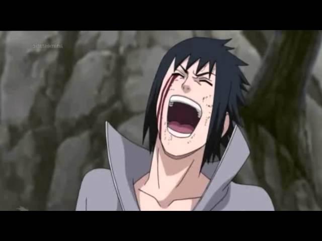 Sasuke's crazy laugh (English Dub)