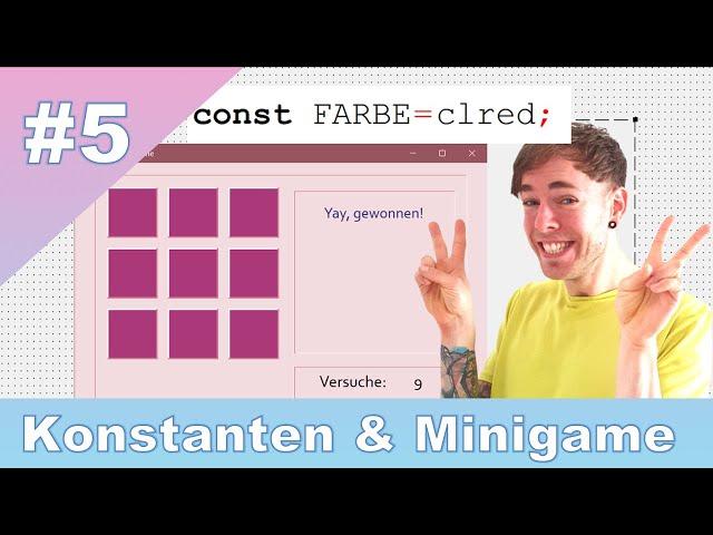 #5 - Programmieren lernen mit Lazarus - Konstanten & Minigame