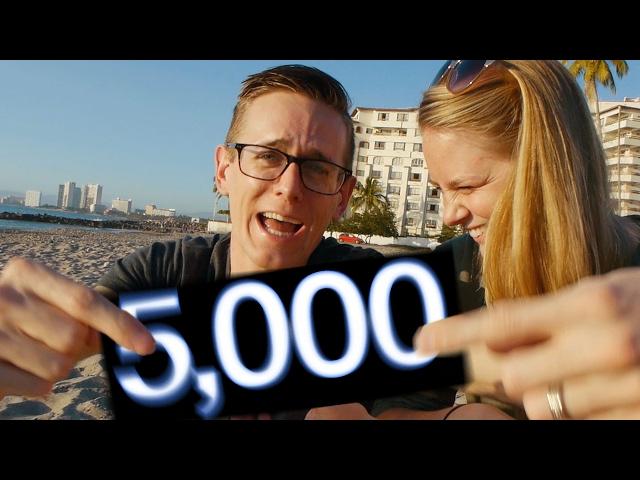  500,000 SUBSCRIBERS! You Did It #WayFam! - Travel Mexico couple vlog #287