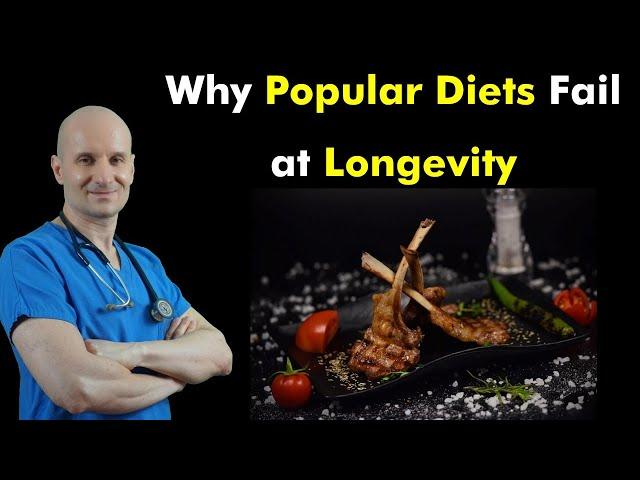 Keto, Paleo, Carnivore Diets: Why They Fail the 100-year Longevity Test & What Works!