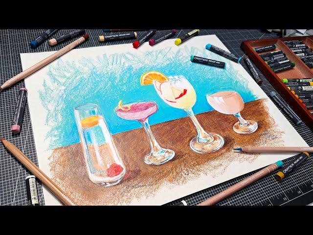 NeoArt 6901 Crayon Cocktail Painting