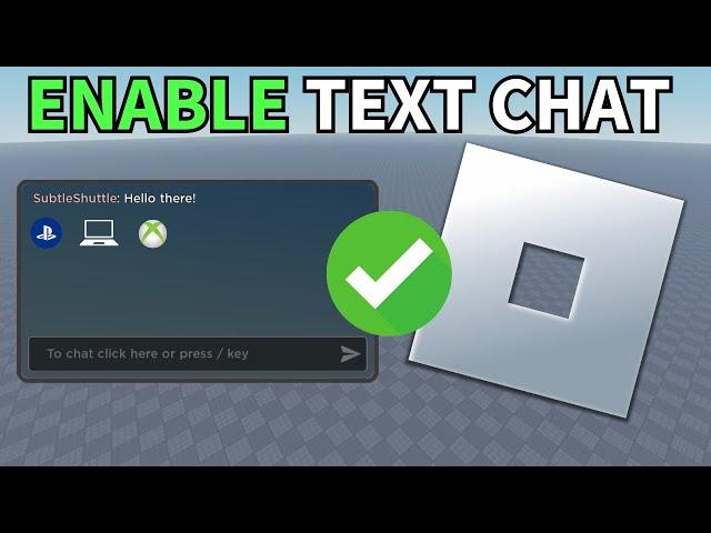 How to Instantly get TEXT CHAT on ROBLOX! (PS5/XBOX/PC)